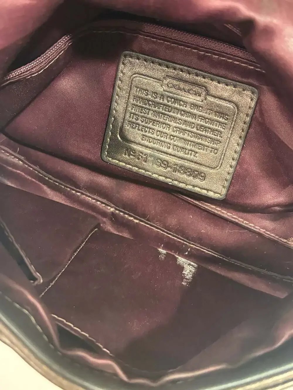 Coach Kristin Bronze Metallic Leather Hobo Bag 18809